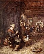 OSTADE, Adriaen Jansz. van The Drinker sag oil painting artist